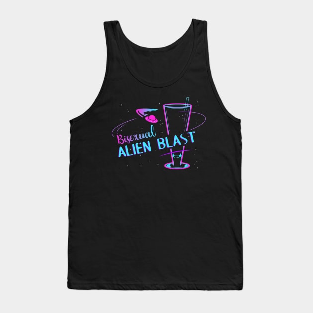 Bisexual Alien Blast Tank Top by mint_tees